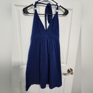 Small Blue Halter Dress